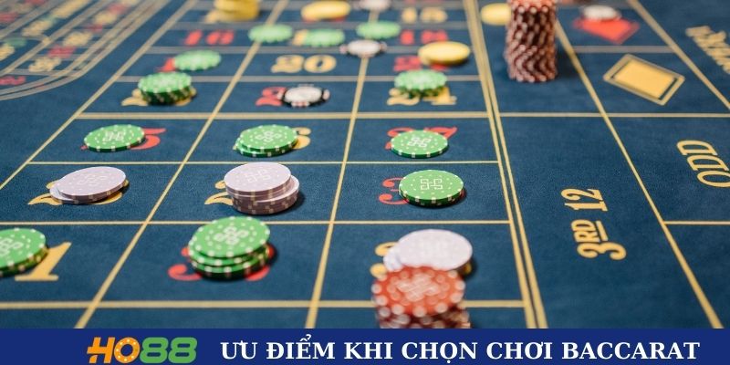 Ưu điểm khi chọn chơi Baccarat trực tuyến