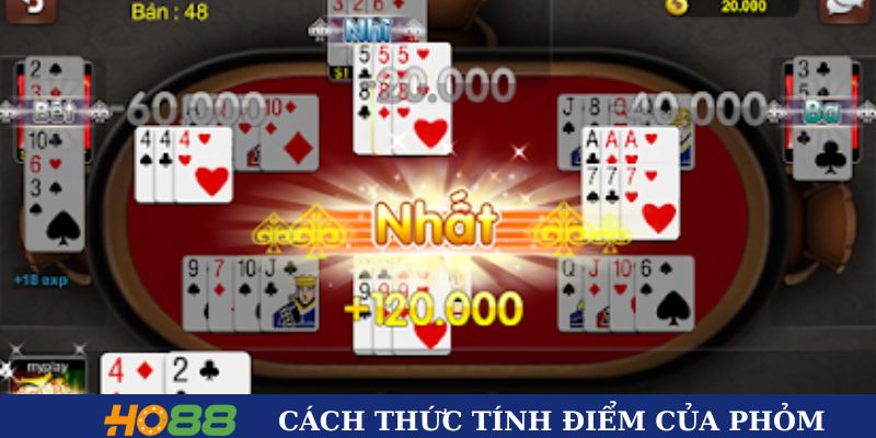 Cách thức tính điểm của game bài Phỏm Cách thức tính điểm của game bài Phỏm