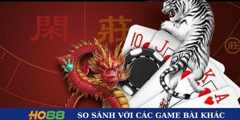 So sánh Dragon Tiger với các game bài khác