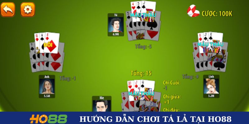 Hướng dẫn game thủ cách tham gia chơi Tá lả tại Ho88 