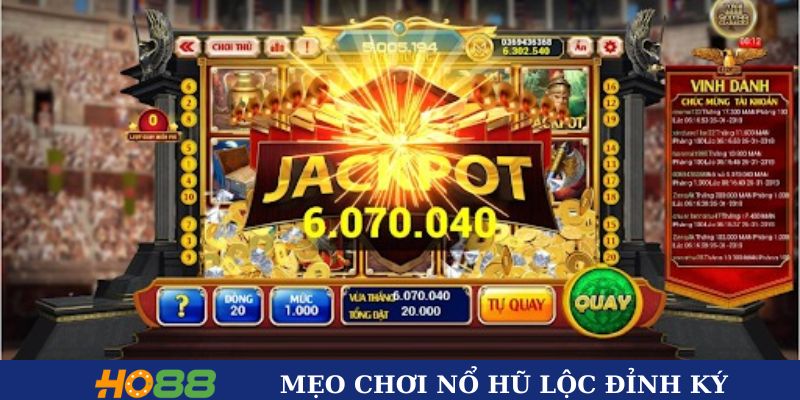 Mẹo chơi nổ hũ Lộc đỉnh ký