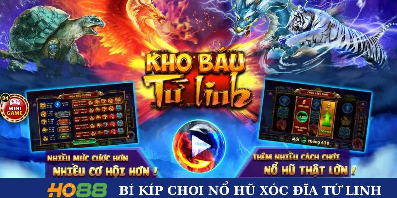 Chia sẻ bí kíp chơi nổ hũ xóc đĩa tứ linh