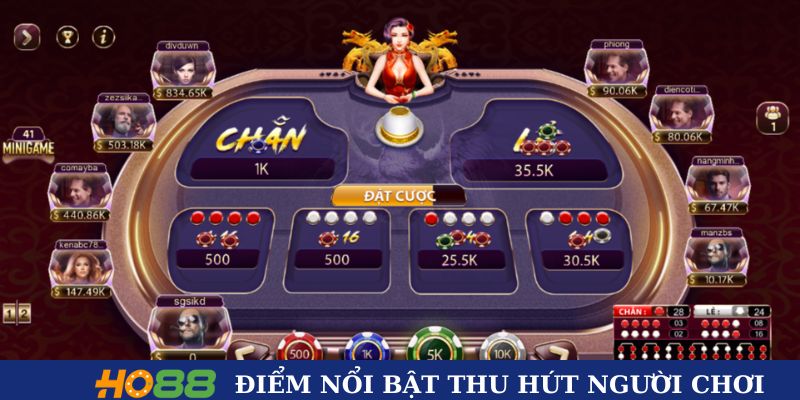 Điểm nổi bật thu hút người chơi 