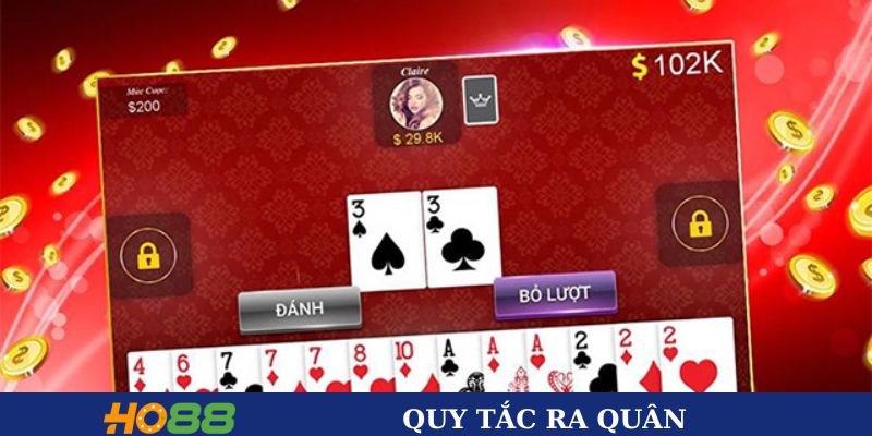 Quy tắc ra quân trong game tiến lên miền Nam 