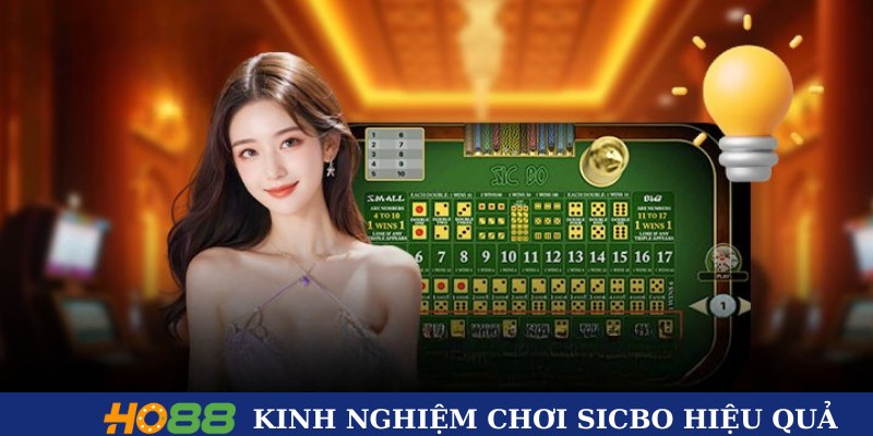 Kinh nghiệm chơi Sicbo hiệu quả 